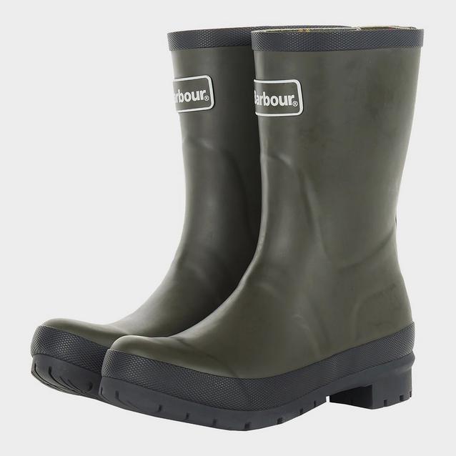 Green Barbour Womens Banbury Wellington Boots Olive image 1