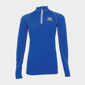 Blue Woof Wear Young Rider Pro Performance Shirt Electric Blue
