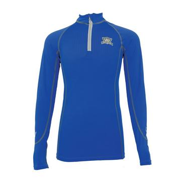 Blue Woof Wear Young Rider Pro Performance Shirt Electric Blue