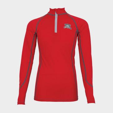 Red Woof Wear Young Rider Pro Performance Shirt Royal Red