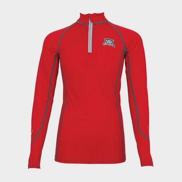 Red Woof Wear Young Rider Pro Performance Shirt Royal Red
