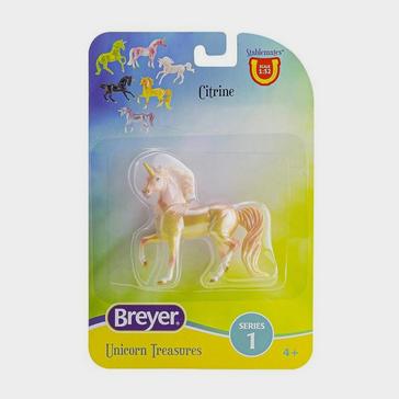 Yellow Breyer Unicorn Treasures Citrine
