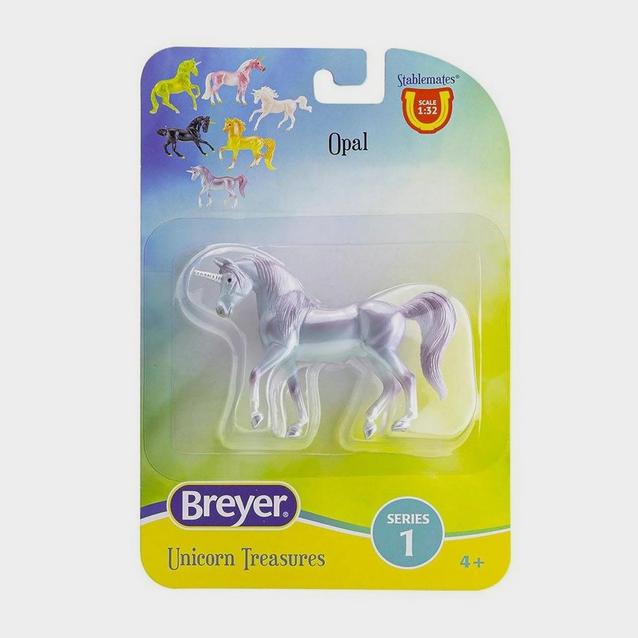 Grey Breyer Unicorn Treasures Opal image 1
