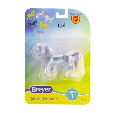 Grey Breyer Unicorn Treasures Opal