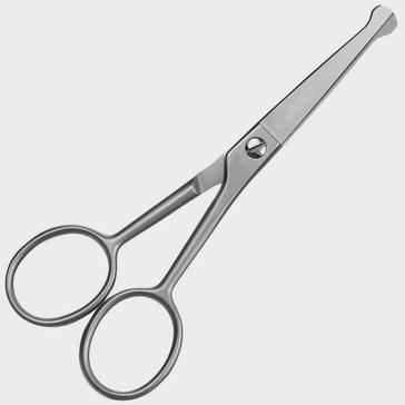 Silver Trilanco Smart Grooming Scissors Round End