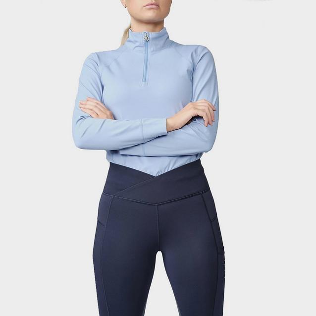 Blue PS of Sweden Ladies Wivianne Long Sleeved Base Layer Allure Blue image 1