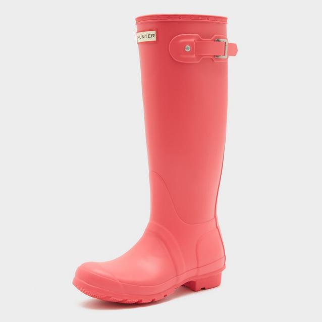 Hunter Womens Original Tall Wellington Boots Rowan Pink GO Outdoors