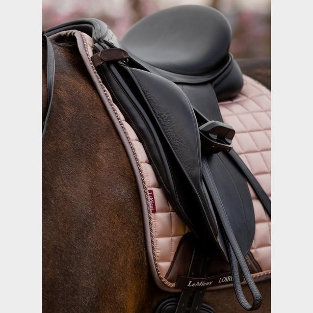 LeMieux Loire Satin Dressage Saddle Pad Rose Naylors