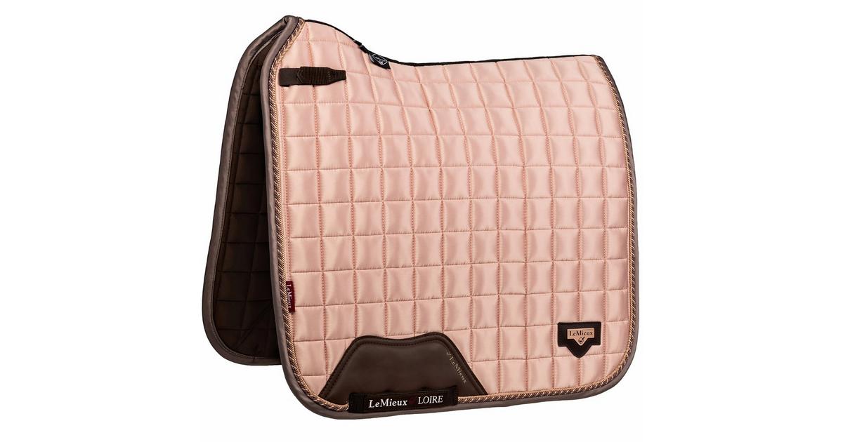 LeMieux Loire Satin Dressage Saddle Pad Rose Naylors