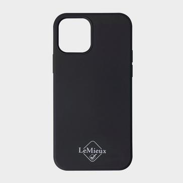 Black LeMieux Soft Touch iPhone 12 Max Pro Case Black