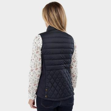 Blue Barbour Womens Esme Gilet Dark Navy