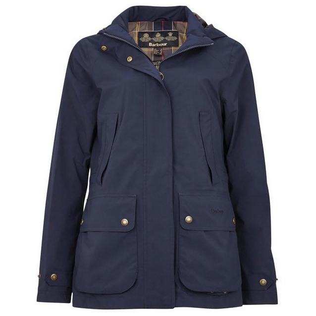 Blue Barbour Womens Clyde Jacket Navy Classic image 1