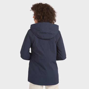 Blue Barbour Womens Clyde Jacket Navy Classic