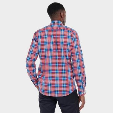 Red Barbour Mens Hartcliff Tailored Shirt Red