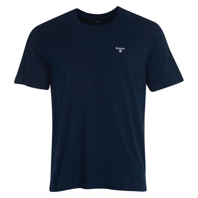 Blue Barbour Mens Relaxed Sports T-Shirt Navy image 1