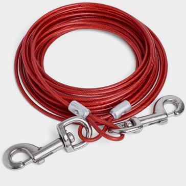 Red Petface 4.5m Tie Out Cable and Stake