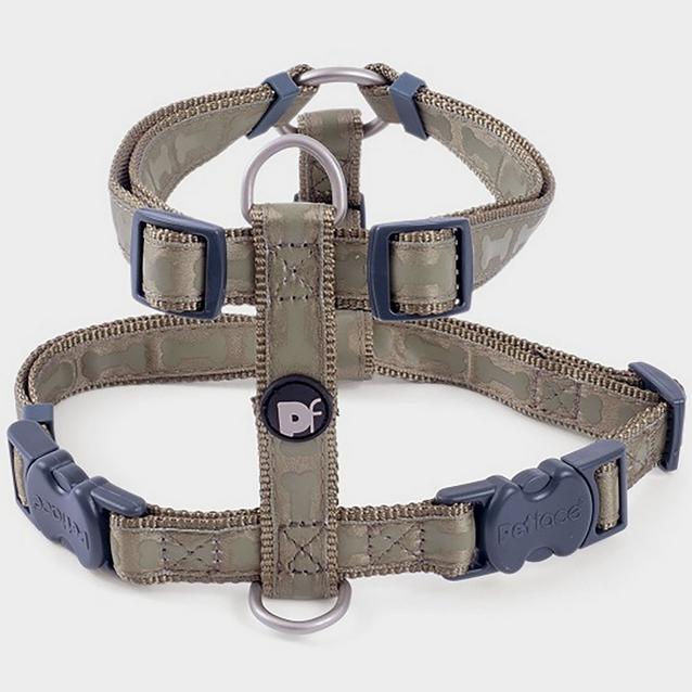 Green Petface Country Green Bones Dog Harness image 1