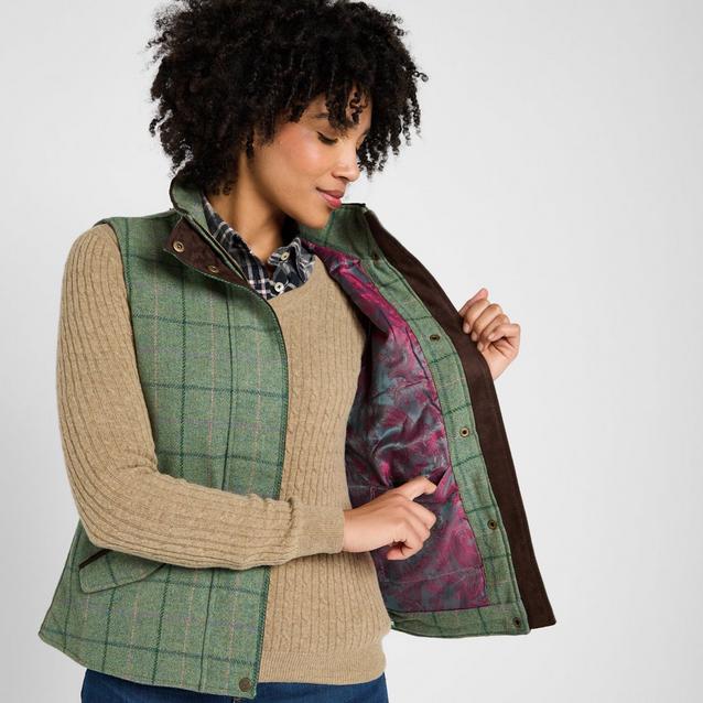 Hoggs of Fife Women's Roslin Tech Tweed Waistcoat GO Outdoors