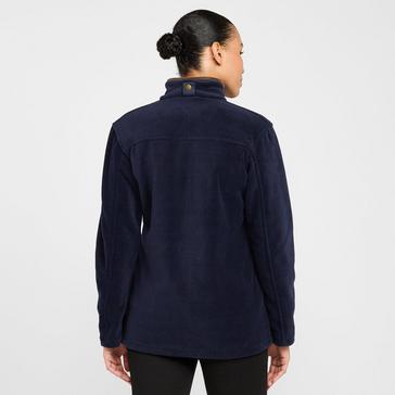 Blue Hoggs of Fife Womens Stenton Fleece Jacket Midnight Navy