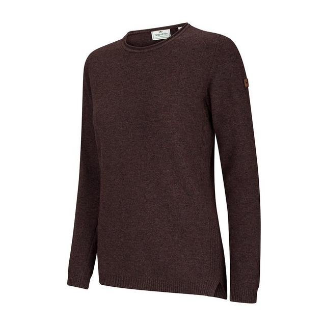 Burgundy Hoggs of Fife Womens Laurie Longline Pullover Redwood image 1