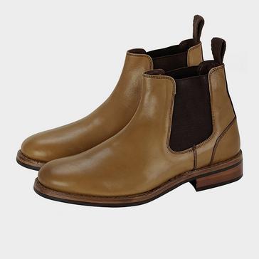 Brown Hoggs of Fife Mens Perth Dealer Boots Burnished Tan