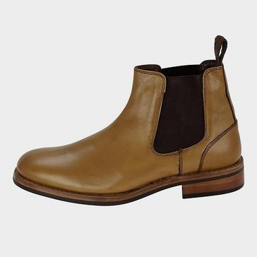 Brown Hoggs of Fife Mens Perth Dealer Boots Burnished Tan
