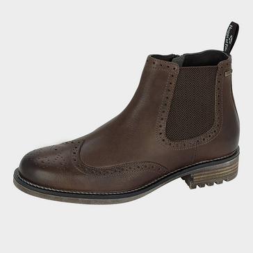 Brown Hoggs of Fife Mens Dunbeg Waterproof Side Zip Boots Antique Brown