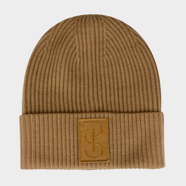 Brown PS of Sweden Sally Knitted Beanie Camel