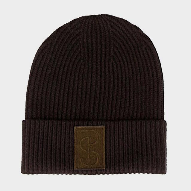 Brown PS of Sweden Sally Knitted Beanie Coffee image 1