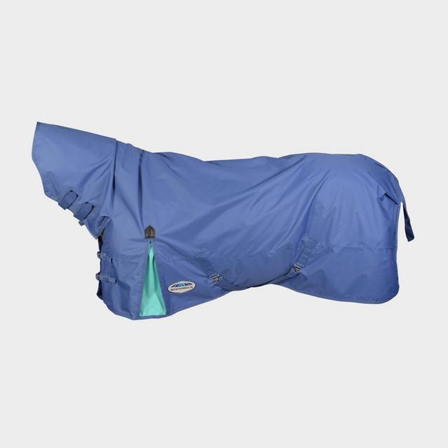 WeatherBeeta ComFITec Classic Combo Neck 0g Lite Turnout Rug Delft Blue