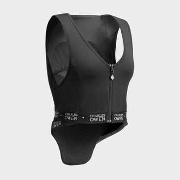 Black Charles Owen Womens Shadow Back Protector Black