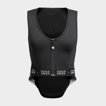 Black Charles Owen Womens Shadow Back Protector Black
