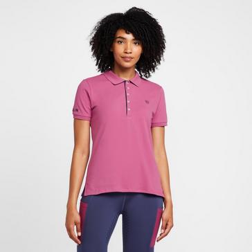 Red Dublin Ladies Lily Cap Sleeve Polo Red Violet