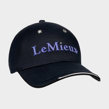 Blue LeMieux Stud Baseball Cap Navy/Bluebell