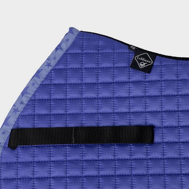 LeMieux Mini Suede Jump Square Saddle Pad Bluebell Naylors