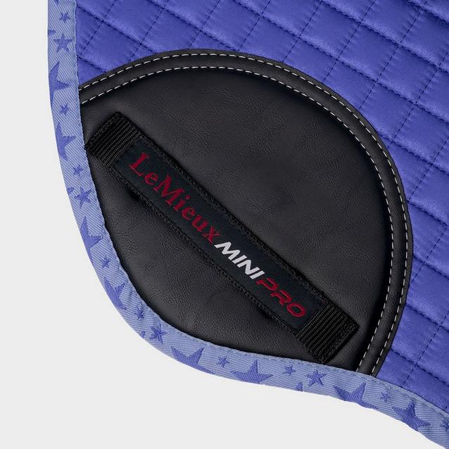 LeMieux Mini Suede Jump Square Saddle Pad Bluebell Naylors