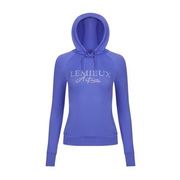Blue LeMieux Womens Luxe Hoodie Bluebell