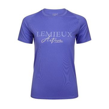 Blue LeMieux Womens Luxe T-Shirt Bluebell