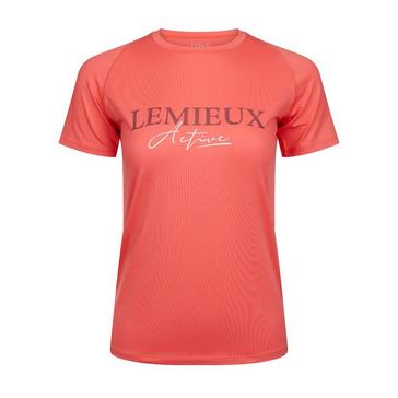 Pink LeMieux Womens Luxe T-Shirt Papaya