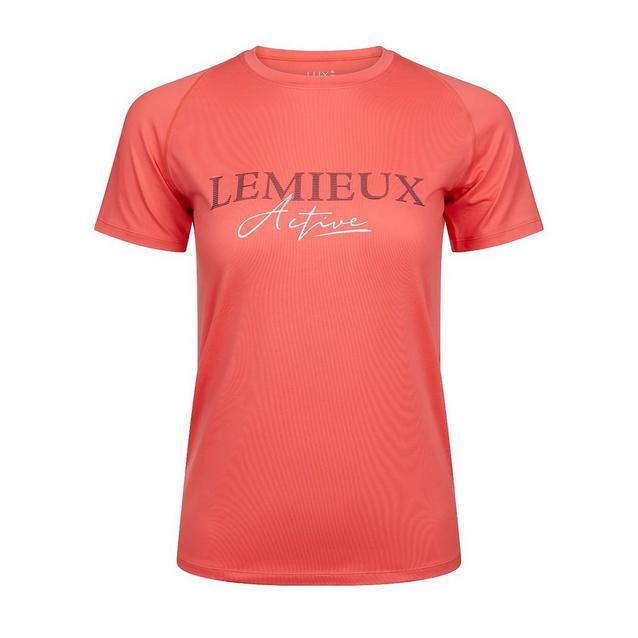 Pink LeMieux Womens Luxe T-Shirt Papaya image 1