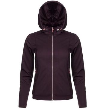 Purple LeMieux Womens Skyla Lightweight Jacket Aubergine/Papaya