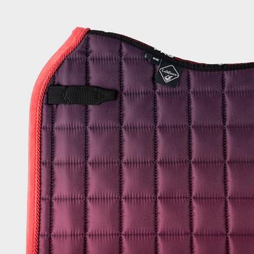 Pink LeMieux Spectrum Dressage Saddle Pad Papaya/Aubergine