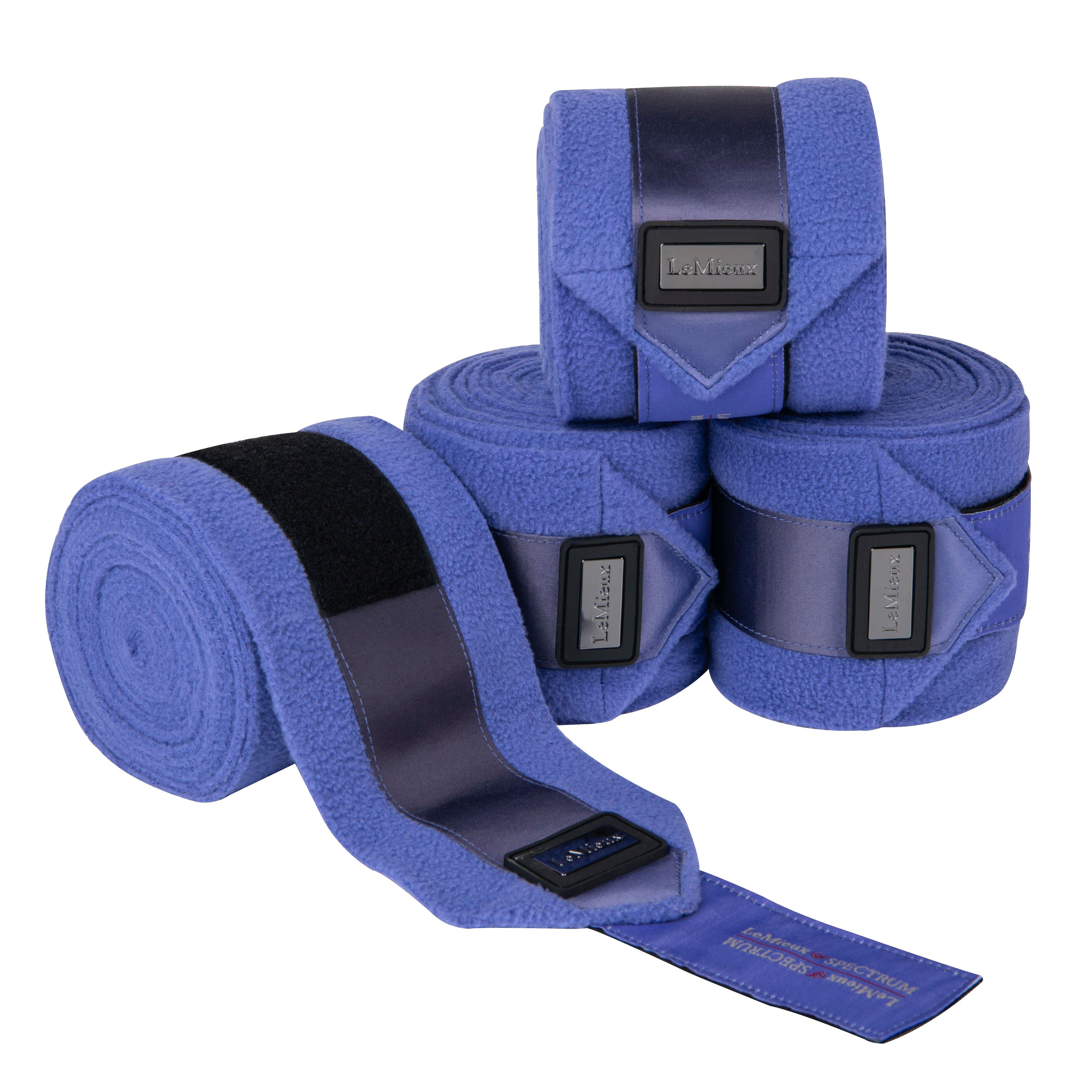 Spectrum Satin Polo Bandages Bluebell/Navy
