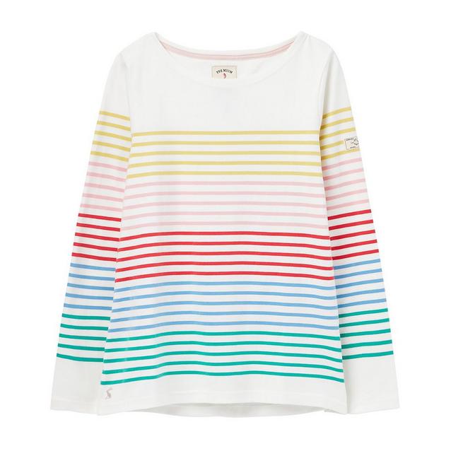 Yellow Joules Womens Harbour Long Sleeve Jersey Multi Stripe image 1