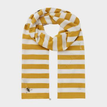 Striped Joules Women's Eco Conway Scarf Bot Bee Ombre Stripe