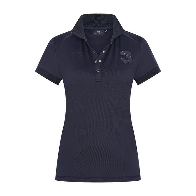 Blue HV Polo Ladies Favouritas Luxury Polo Shirt Navy image 1