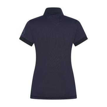 Blue HV Polo Ladies Favouritas Luxury Polo Shirt Navy