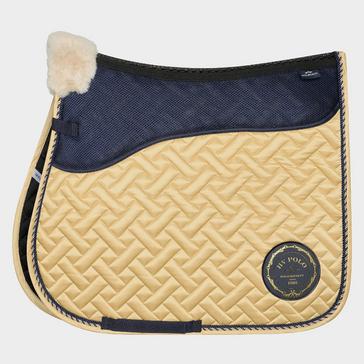 Yellow HV Polo Beau GP Saddle Pad Gold