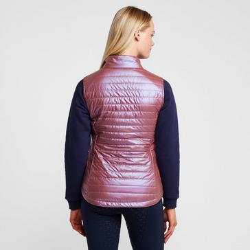 Pink Imperial Riding Womens Violet Pearl Gilet Violet Rose