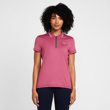 Pink Imperial Riding Womens Ruby Polo Shirt Violet Rose